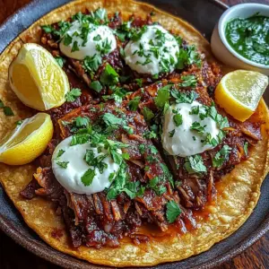 Spicy Slow-Cooked Mexican Birria Tacos