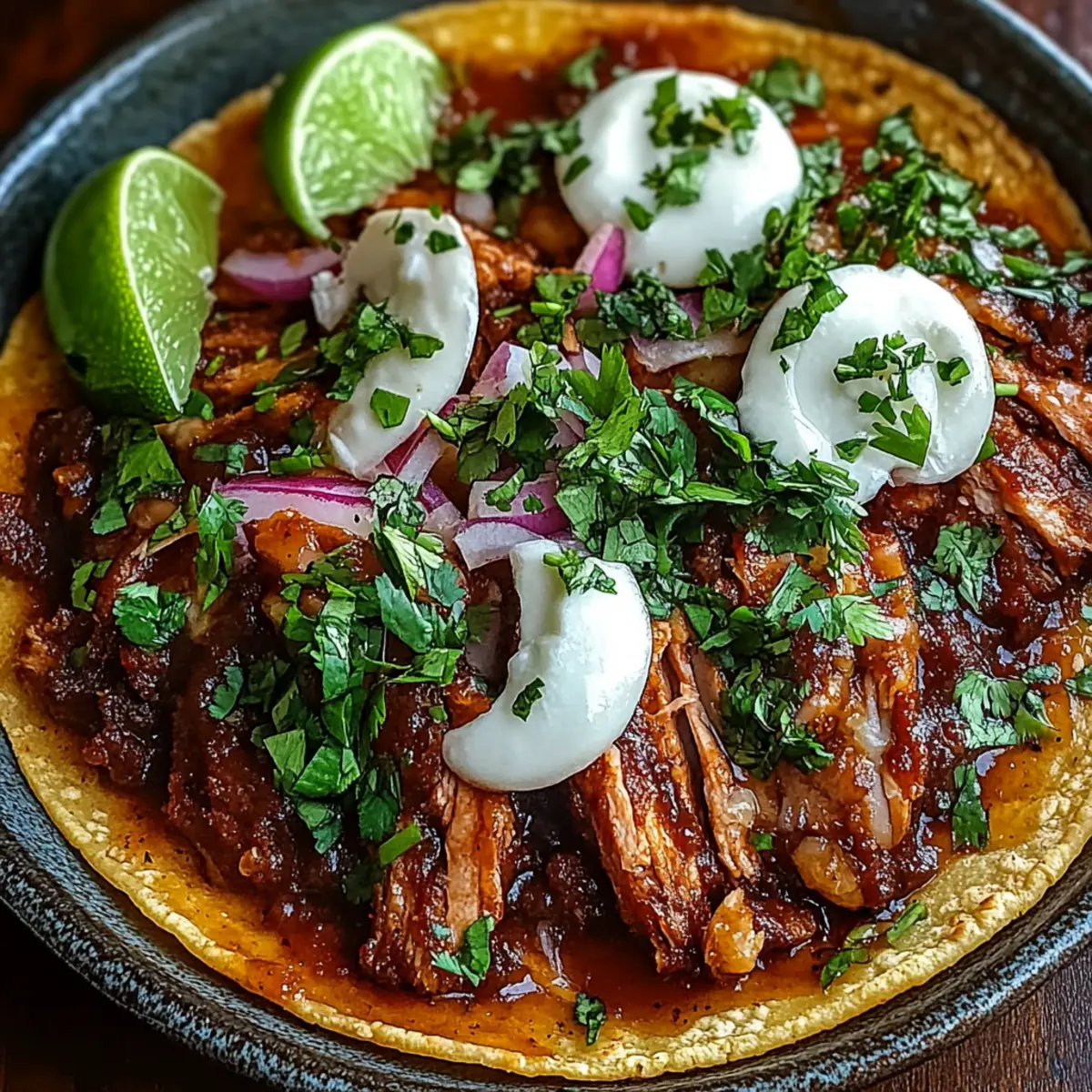 Spicy Slow-Cooked Mexican Birria Tacos