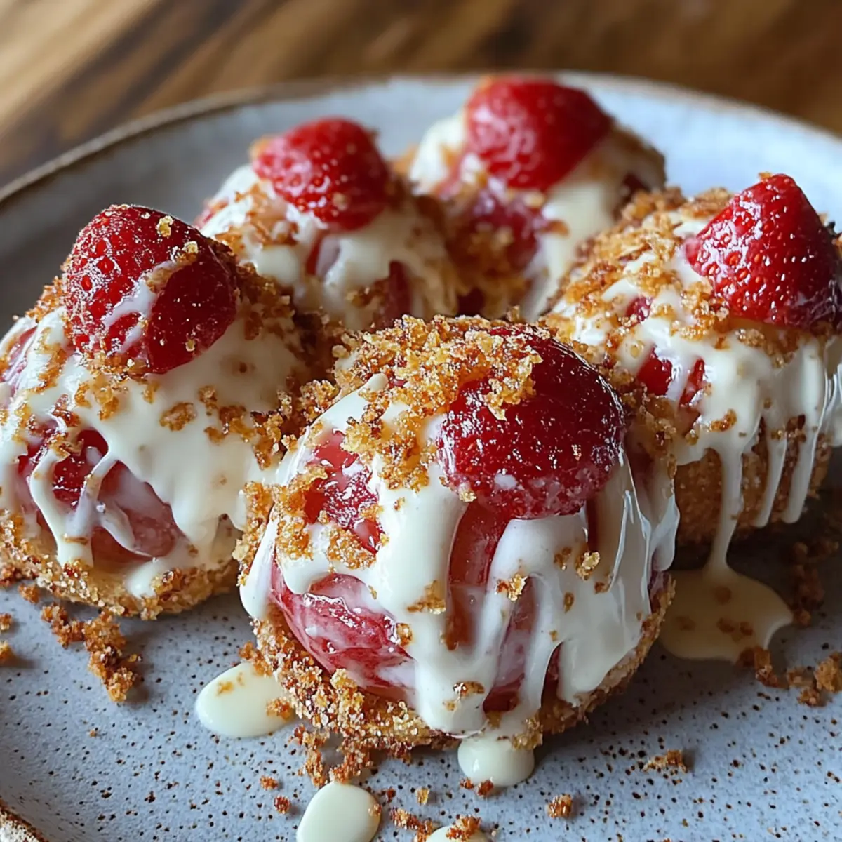 Strawberry Cheesecake Truffle Balls