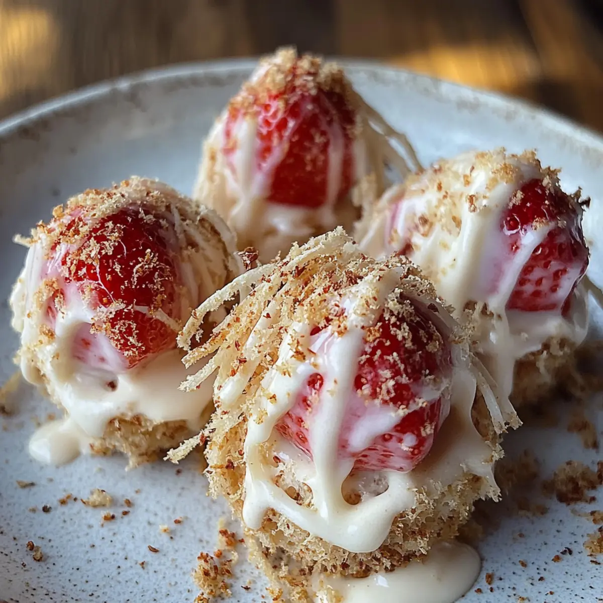 Strawberry Cheesecake Truffle Balls