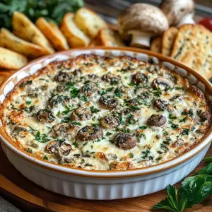 Stuffed Mushroom Dip