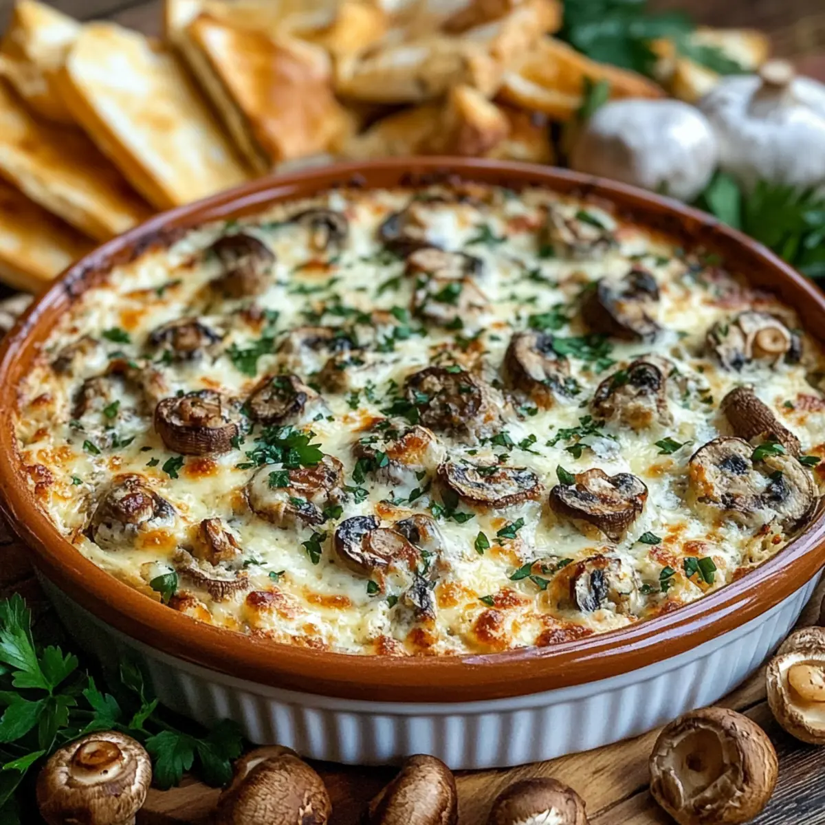 Stuffed Mushroom Dip