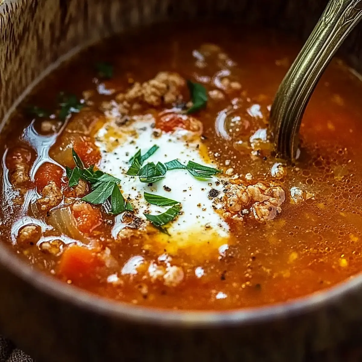 Stuffed Pepper Soup