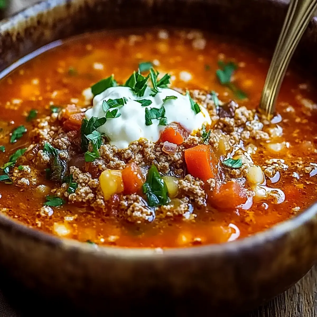 Stuffed Pepper Soup