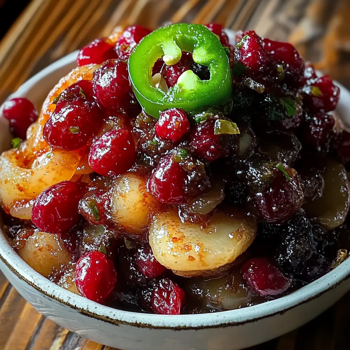 Sweet & Spicy Cranberry Jalapeño Cowboy Candy