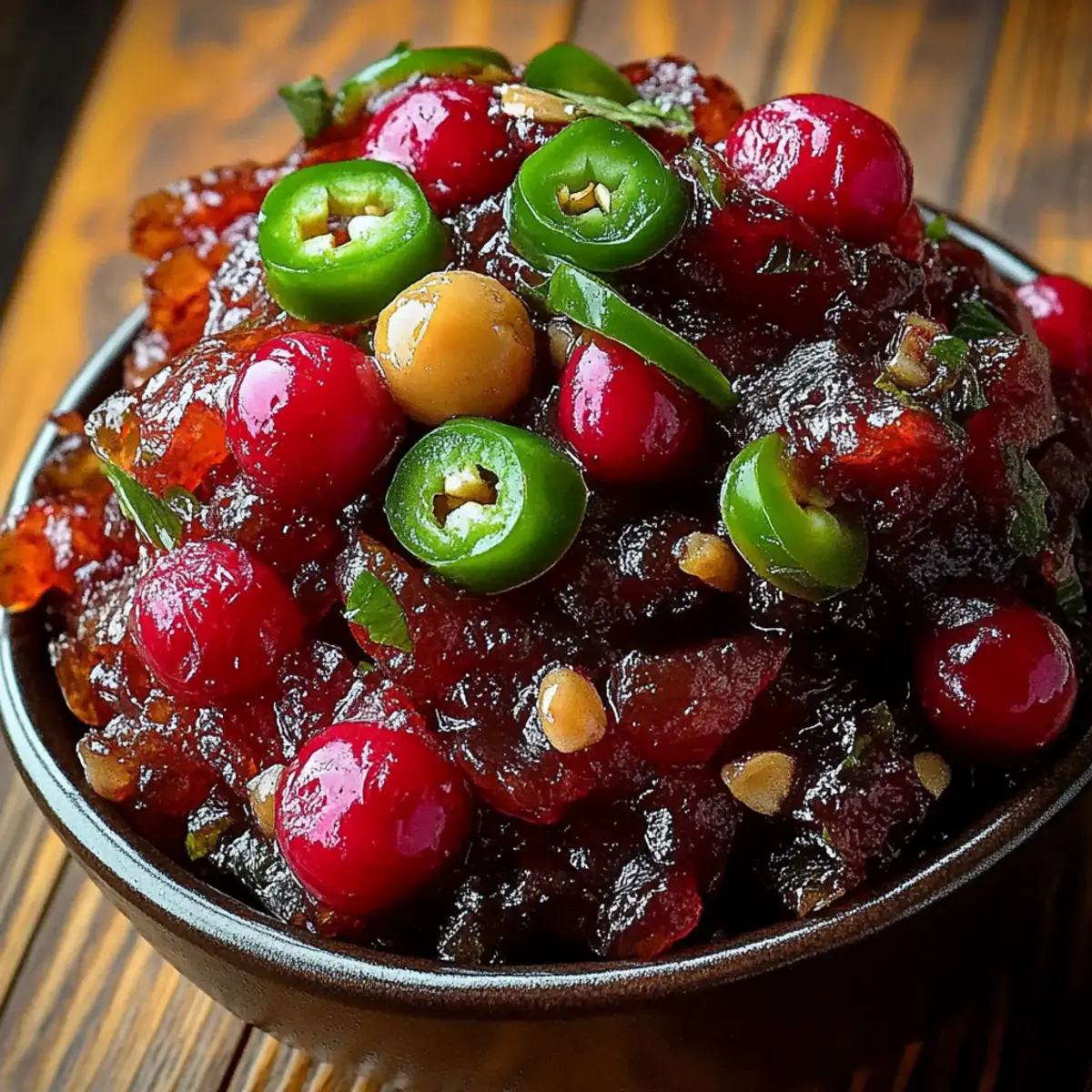 Sweet & Spicy Cranberry Jalapeño Cowboy Candy