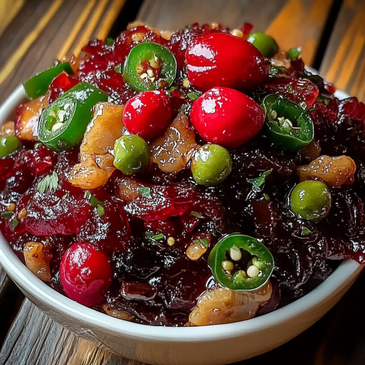 Sweet & Spicy Cranberry Jalapeño Cowboy Candy