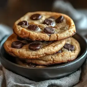 Thick Bakery Style Chocolate Chip Cookies