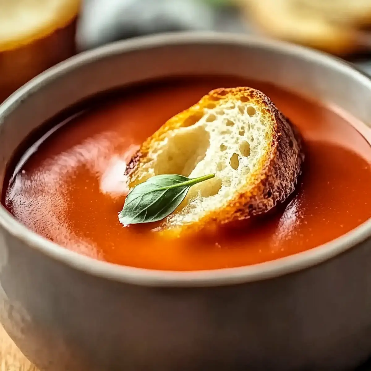 Tomato Soup with Grilled Cheese