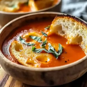 Tomato Soup with Grilled Cheese