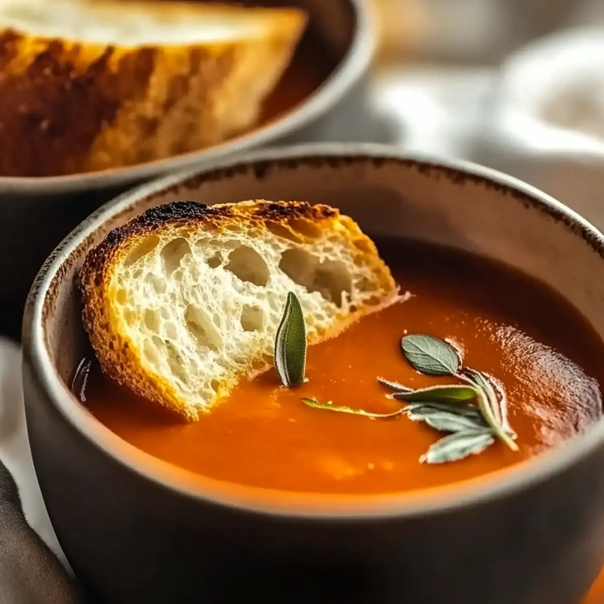 Tomato Soup with Grilled Cheese