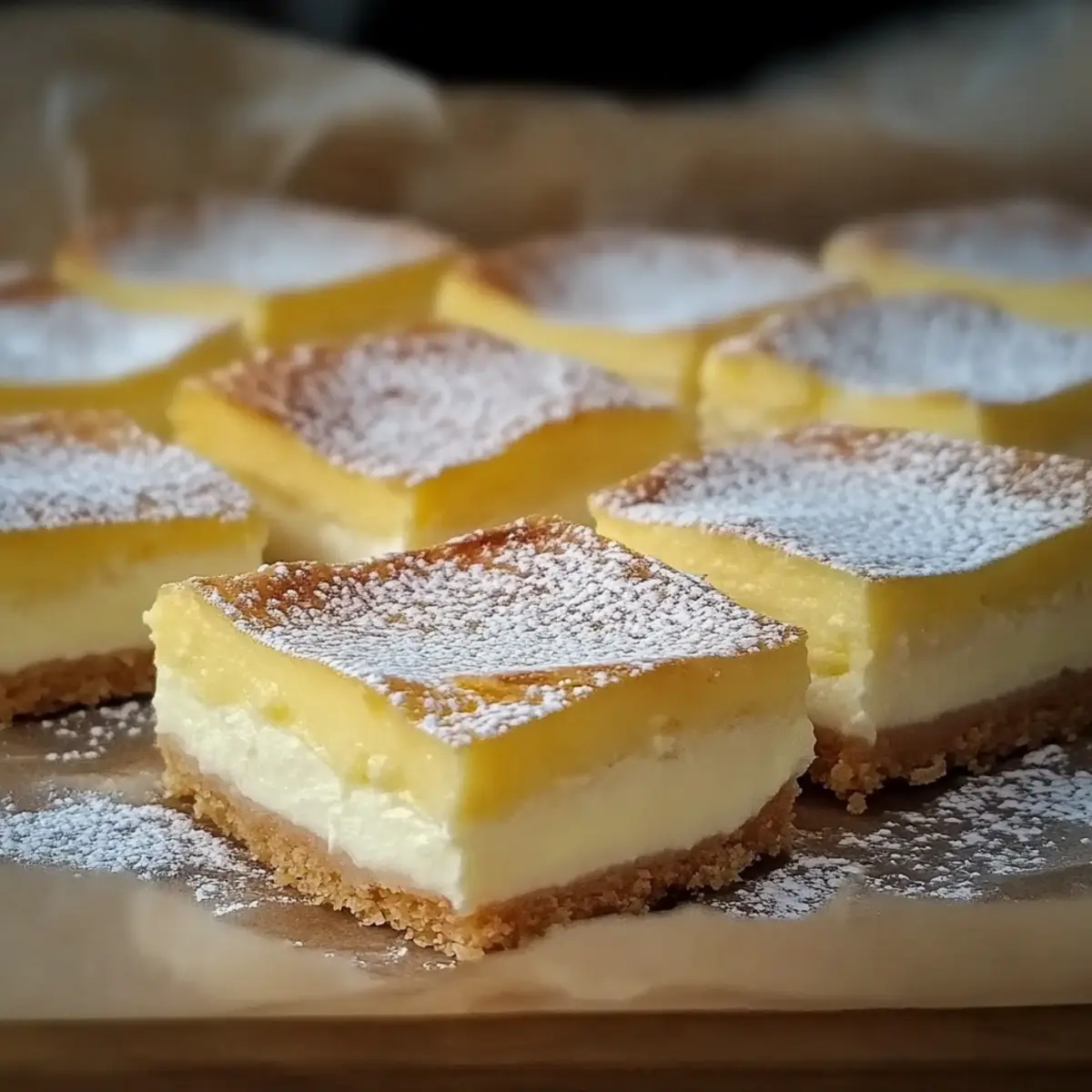 Vanilla Custard Cream Squares