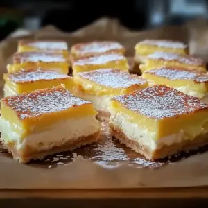 Vanilla Custard Cream Squares