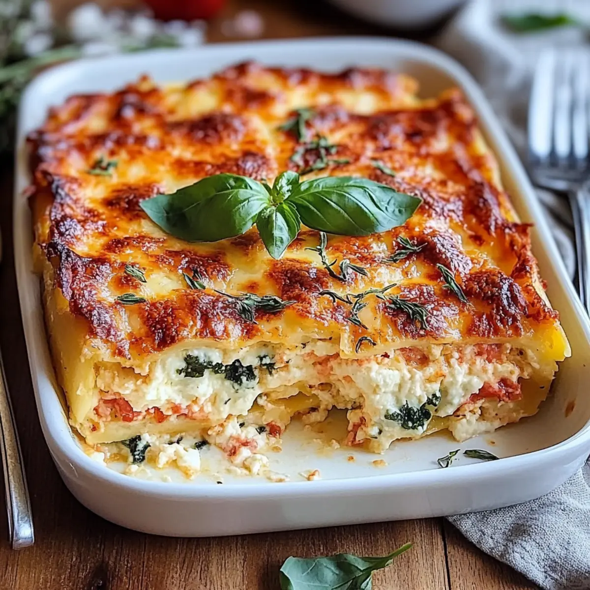 Vegetarian Lasagna with Ricotta