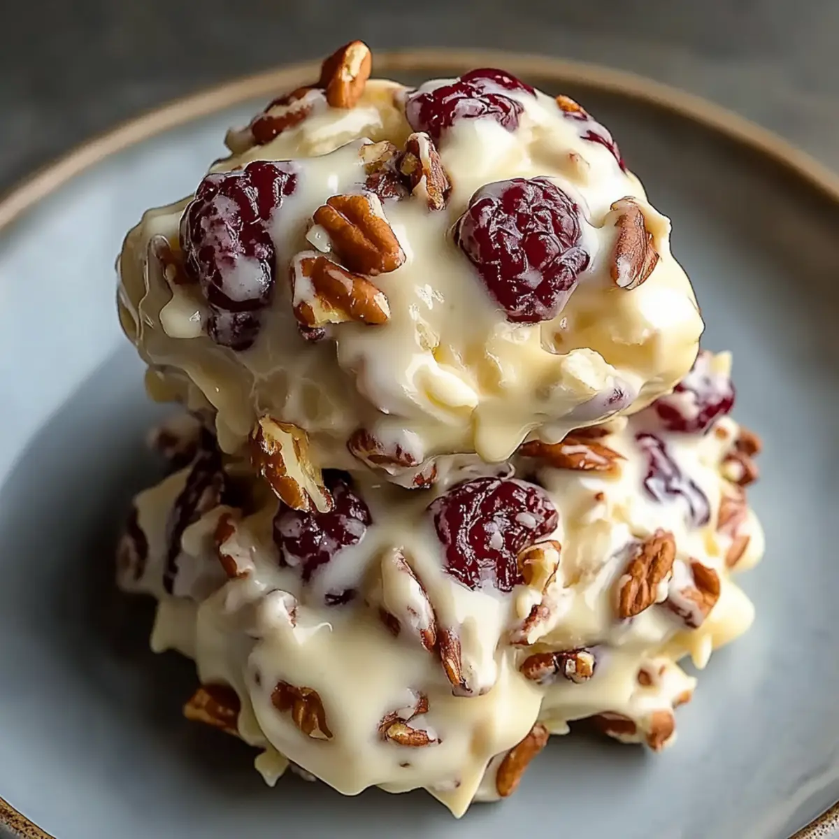 White Chocolate Cranberry Pecan Clusters
