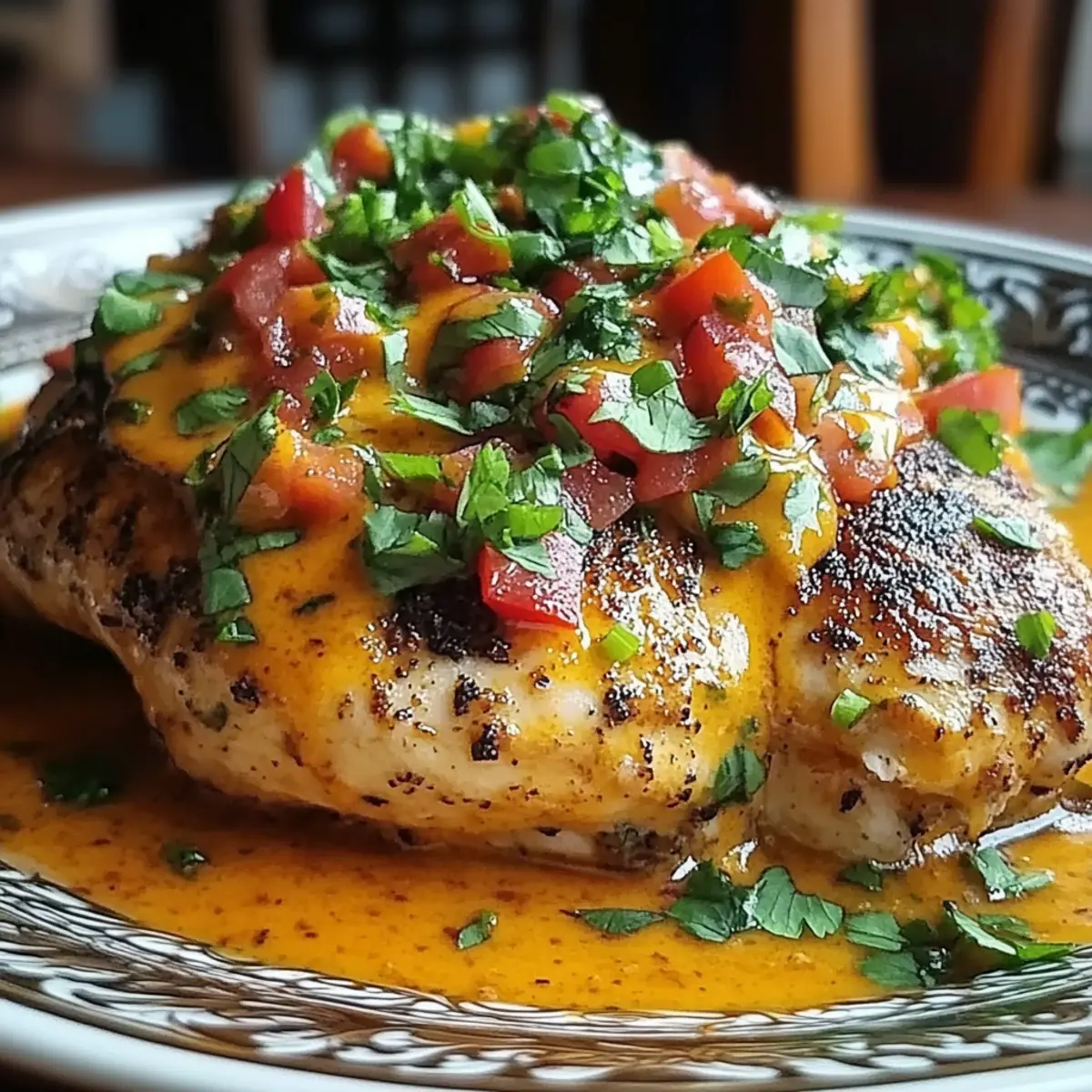 Baked Queso Chicken