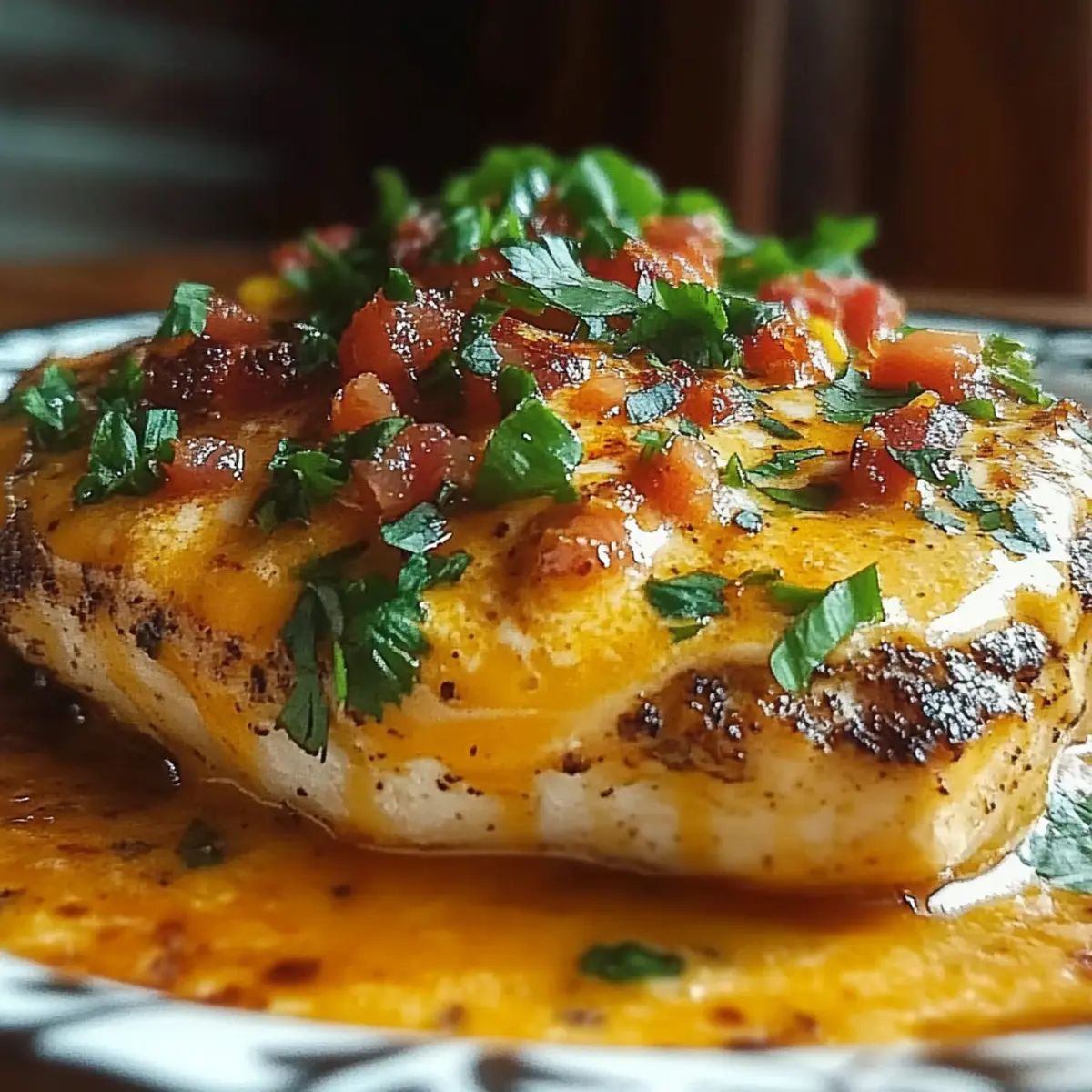 Baked Queso Chicken