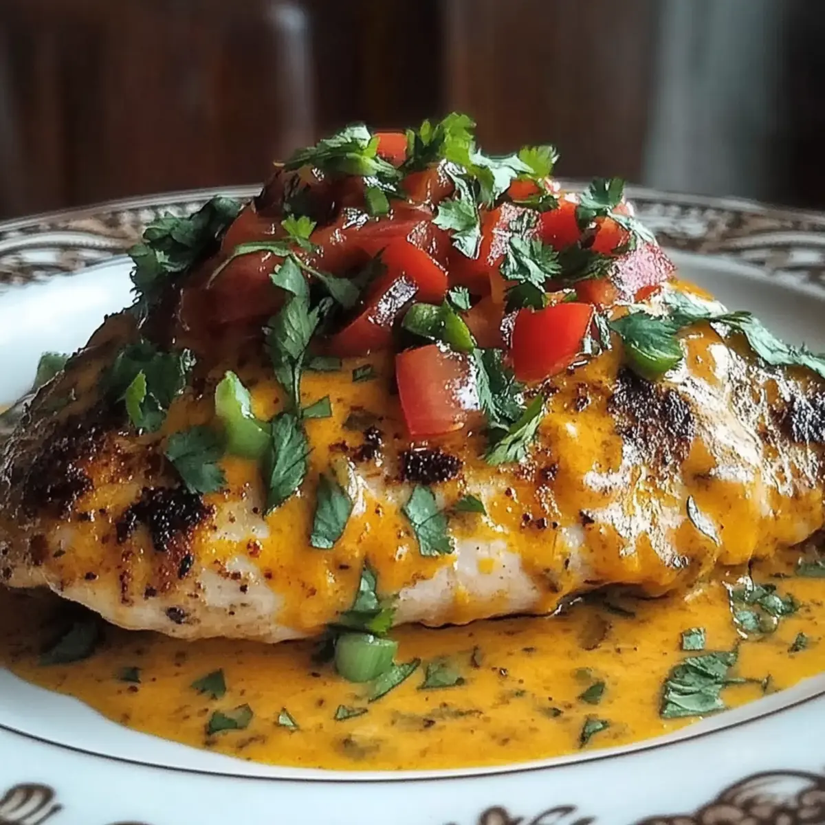 Baked Queso Chicken
