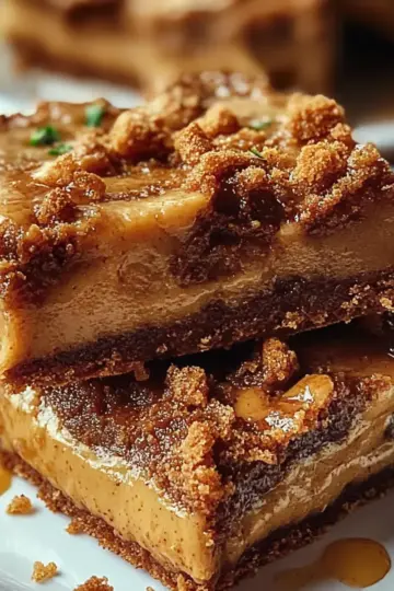 Biscoff Blondies Chewy Cookie Butter Dessert Bars