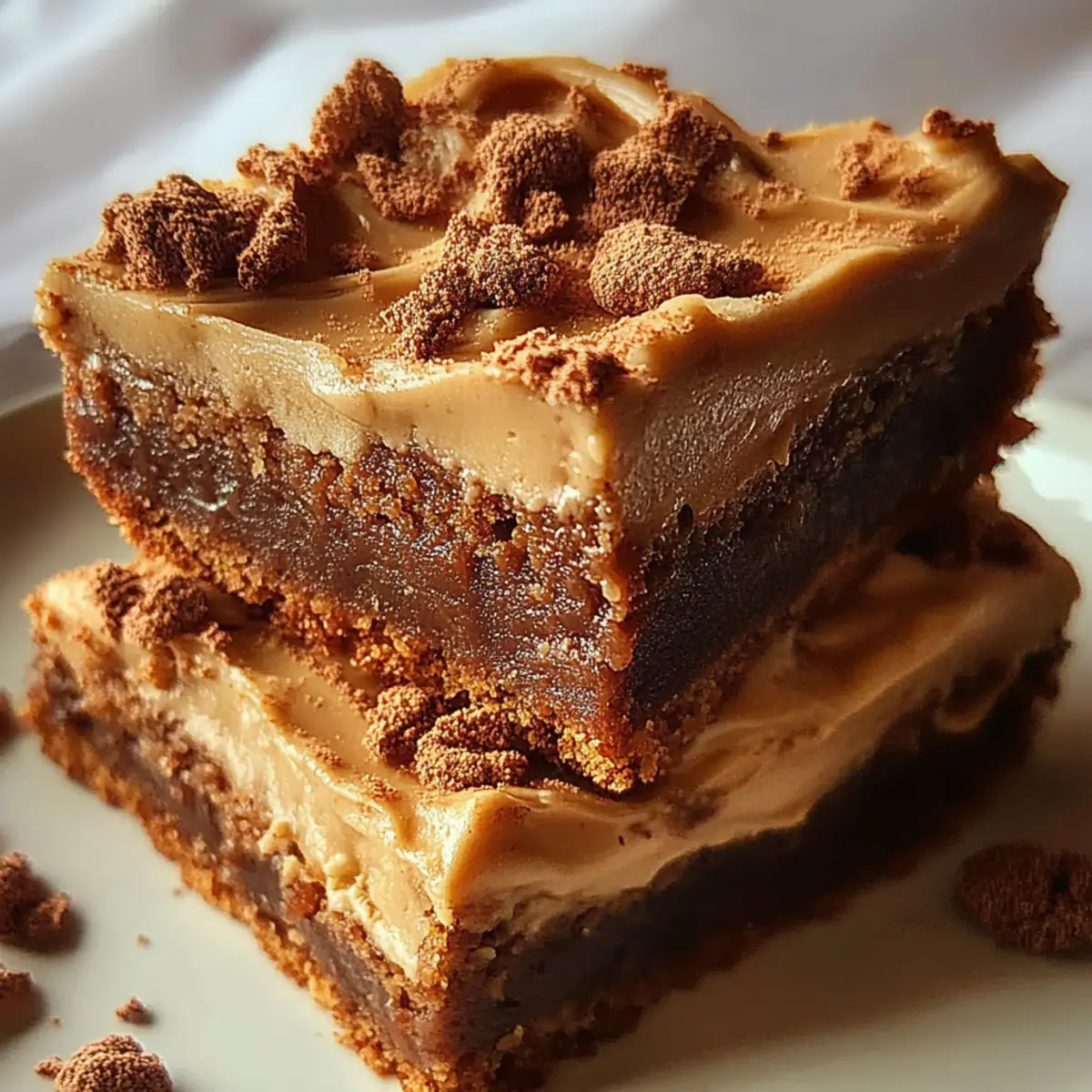 Biscoff Blondies Chewy Cookie Butter Dessert Bars