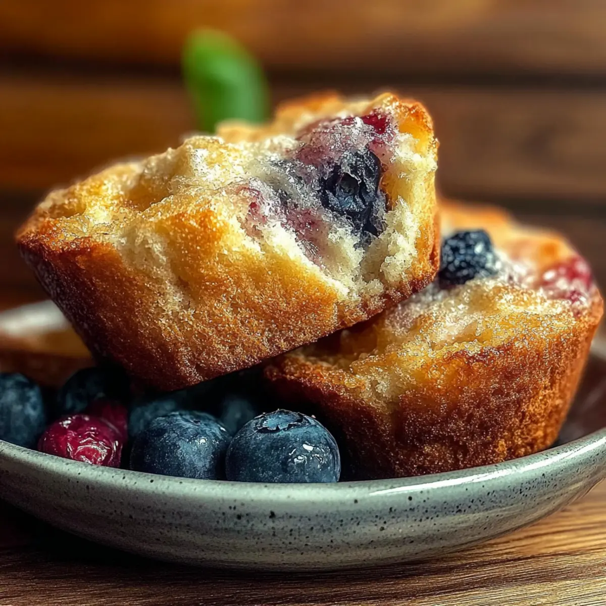 Blueberry Cream Cheese Muffins