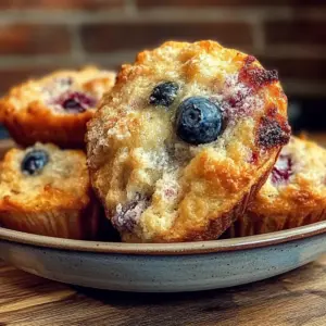 Blueberry Cream Cheese Muffins