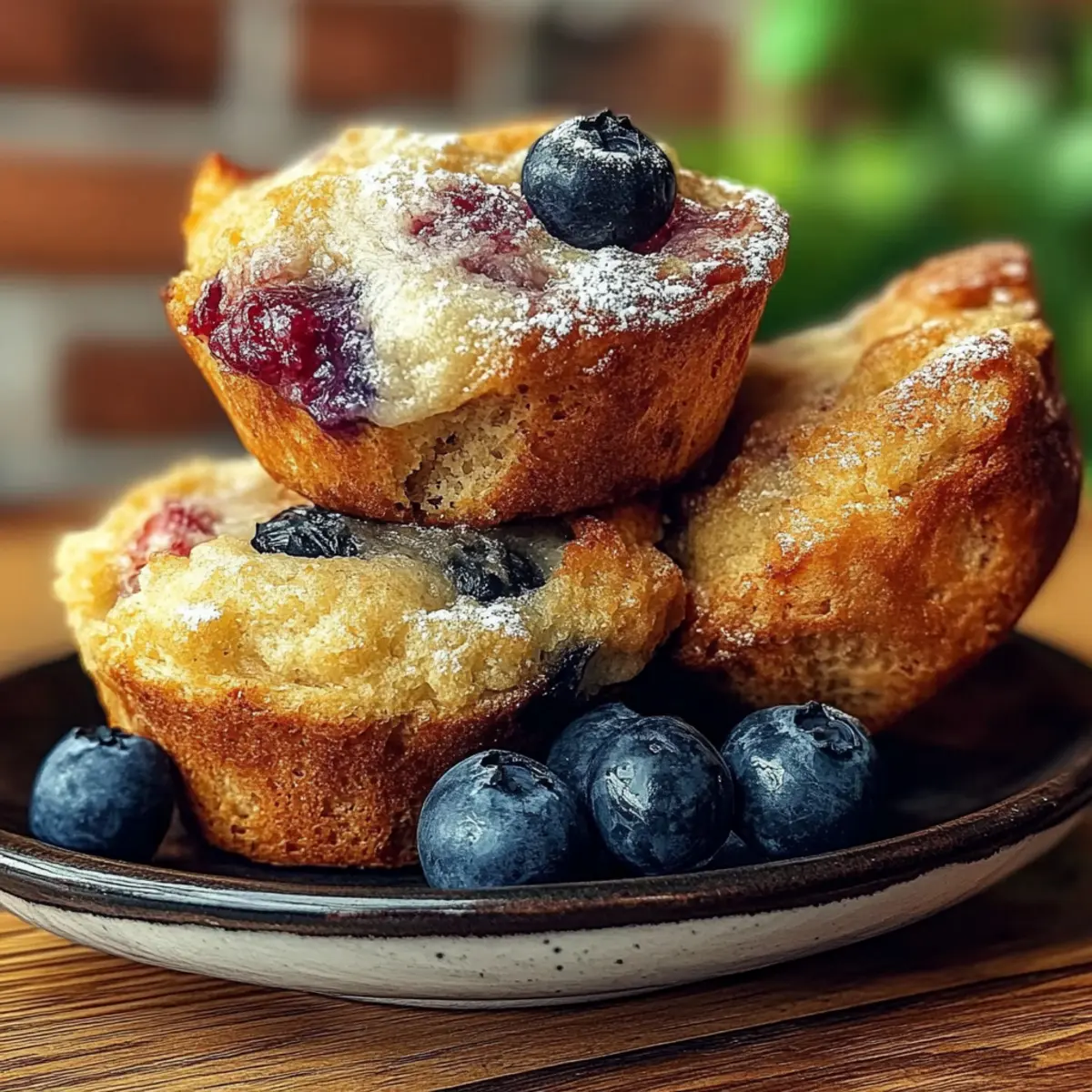 Blueberry Cream Cheese Muffins