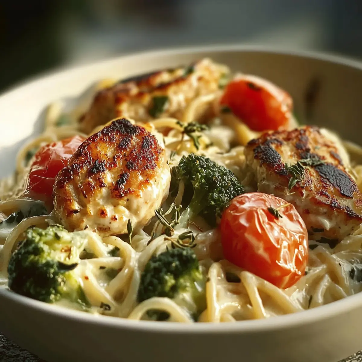 Boursin Orzo Bake: Creamy, One-Pan Dinner with Chicken & Veggies → Creamy Orzo Bake with Chicken and Veggies