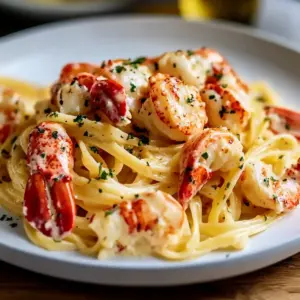 Buttered Lobster Pasta