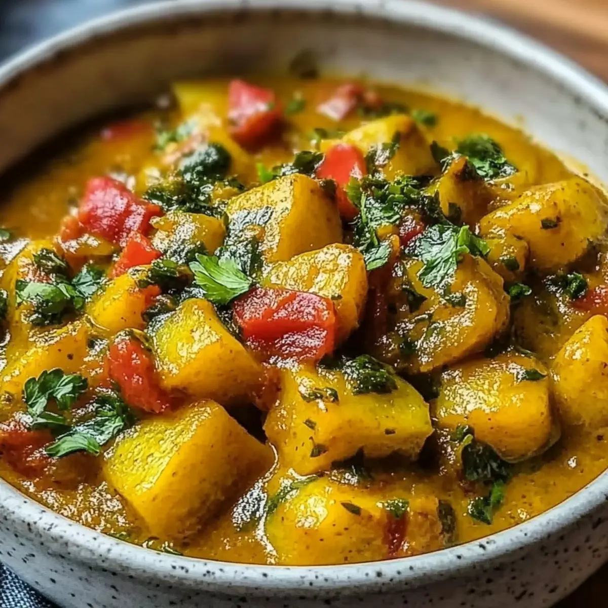 Caribbean-Style Plantain Curry