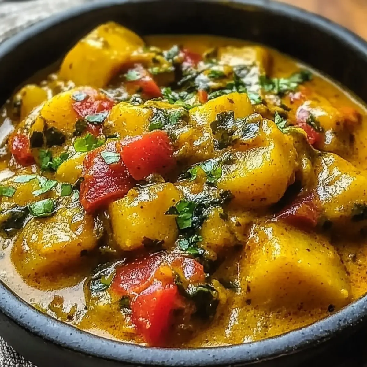 Caribbean-Style Plantain Curry