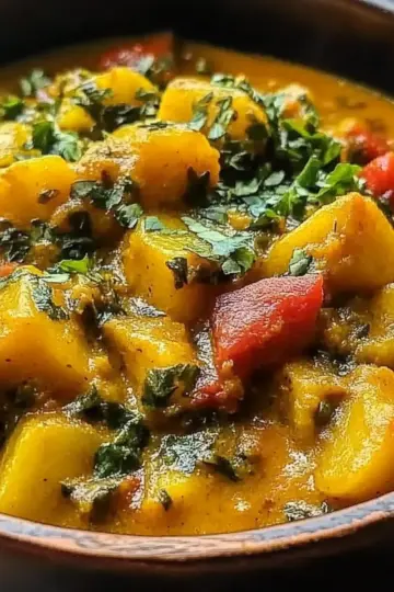 Caribbean-Style Plantain Curry