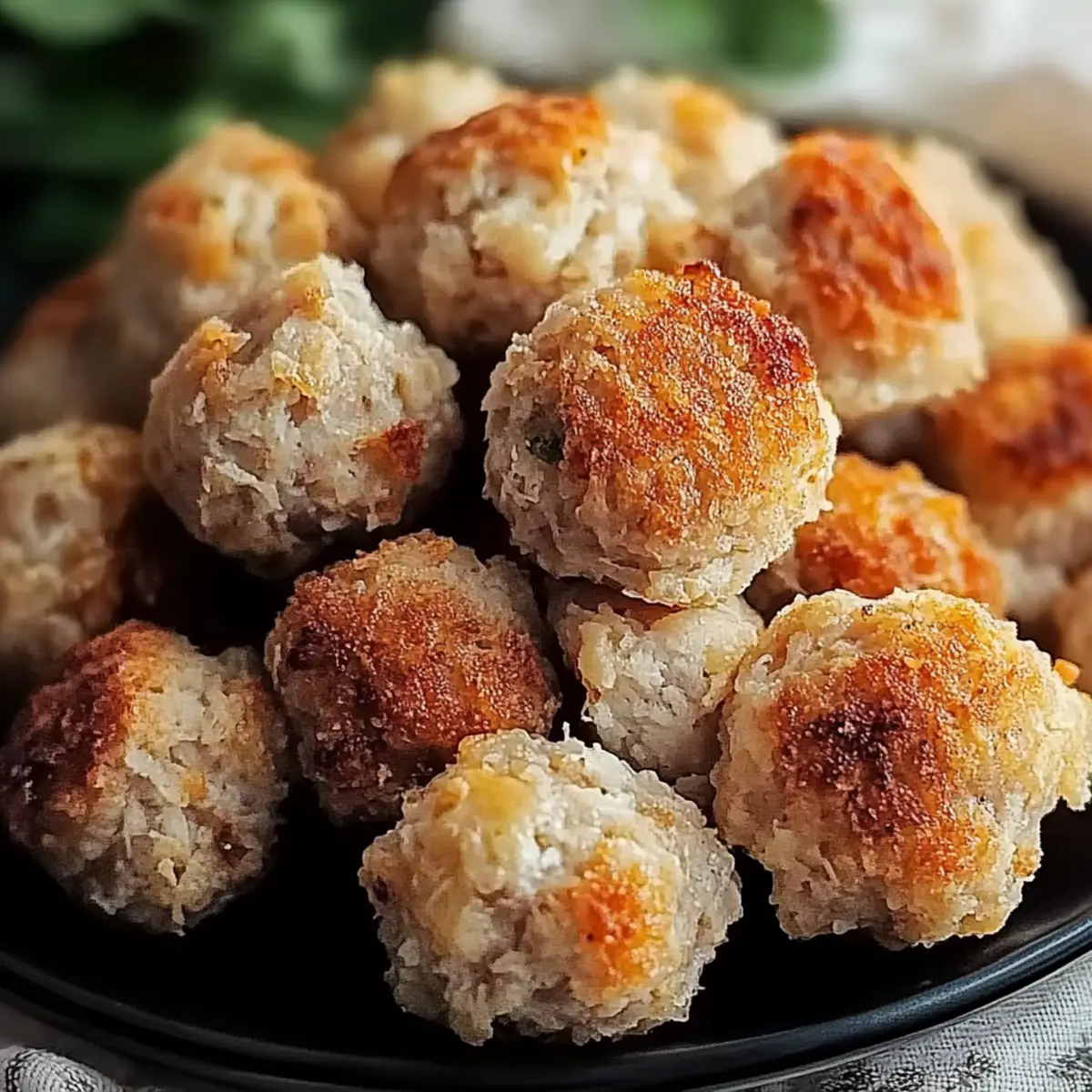 Cheddar Bay Sausage Balls