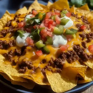 Cheesy Beef Nachos