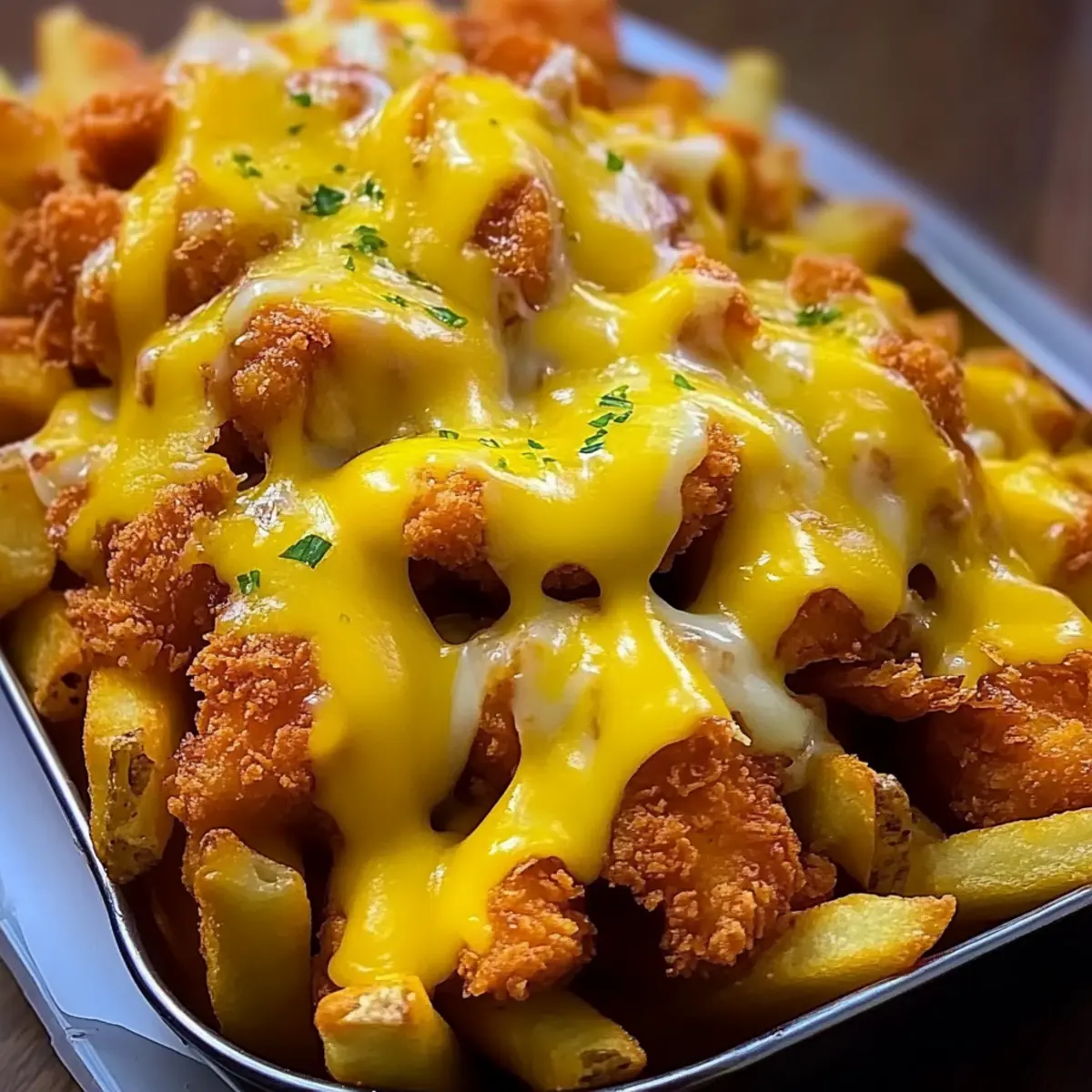 Cheesy Crispy Chicken Fries