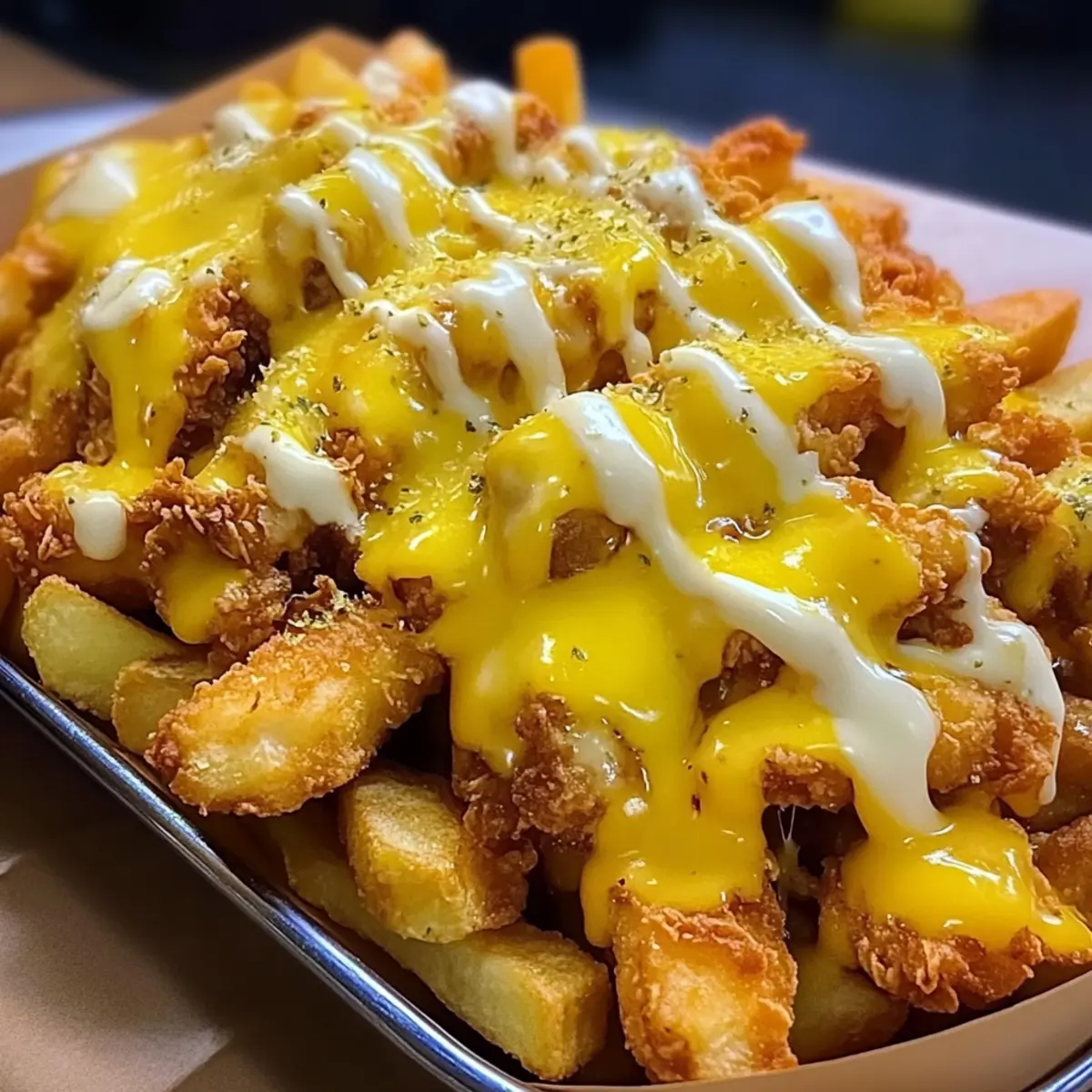 Cheesy Crispy Chicken Fries