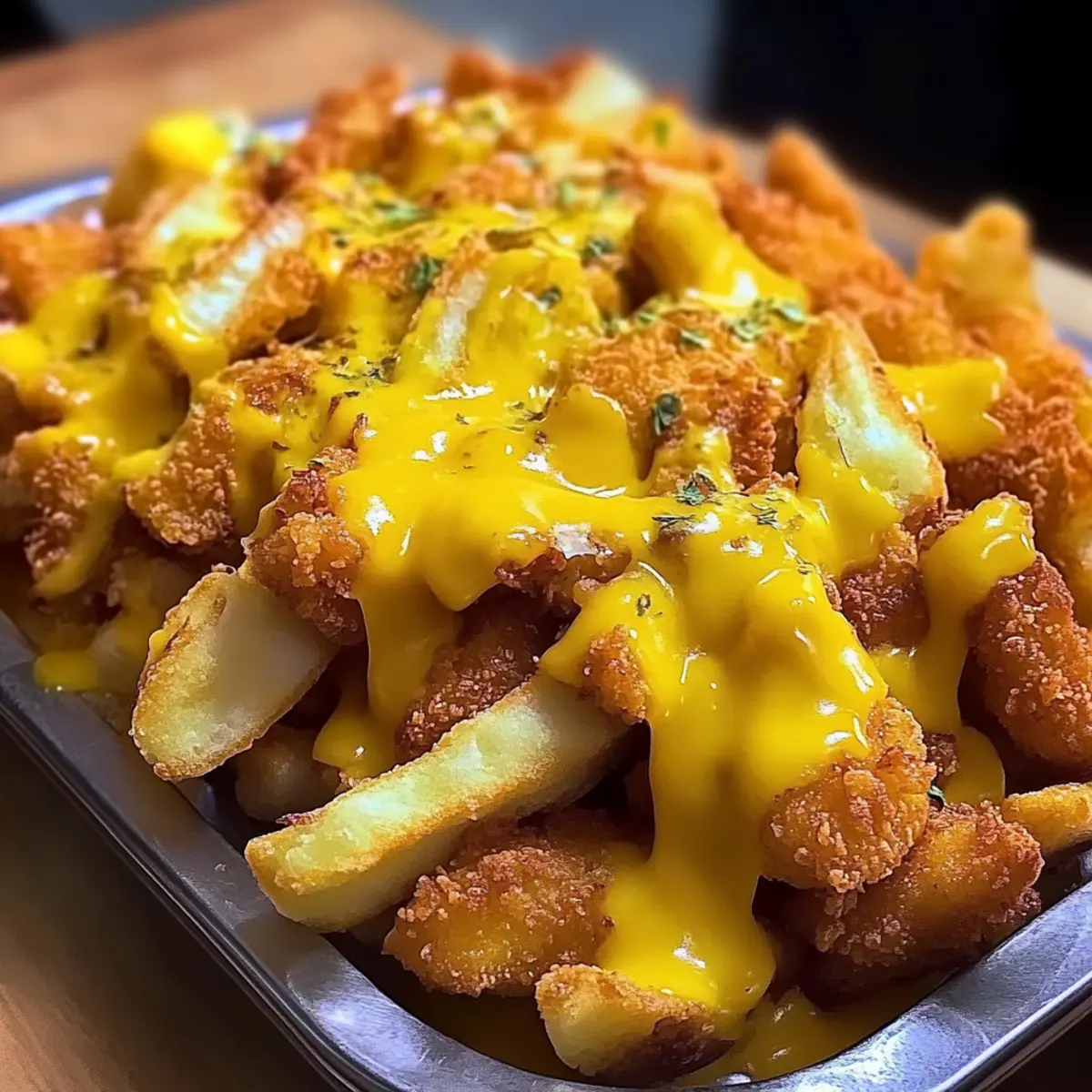Cheesy Crispy Chicken Fries