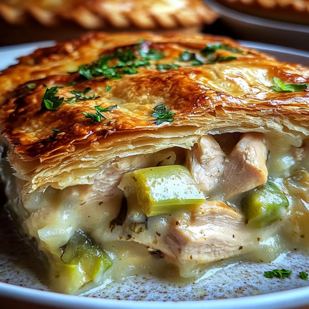 Chicken And Leek Pie