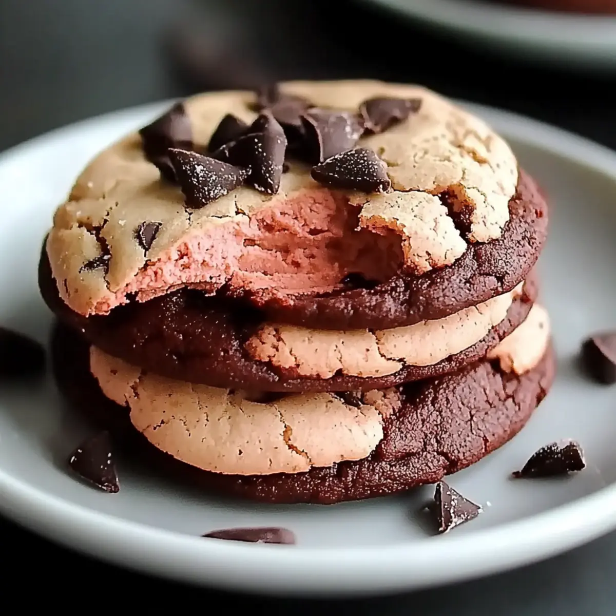 Chocolate Covered Strawberry Cookies
