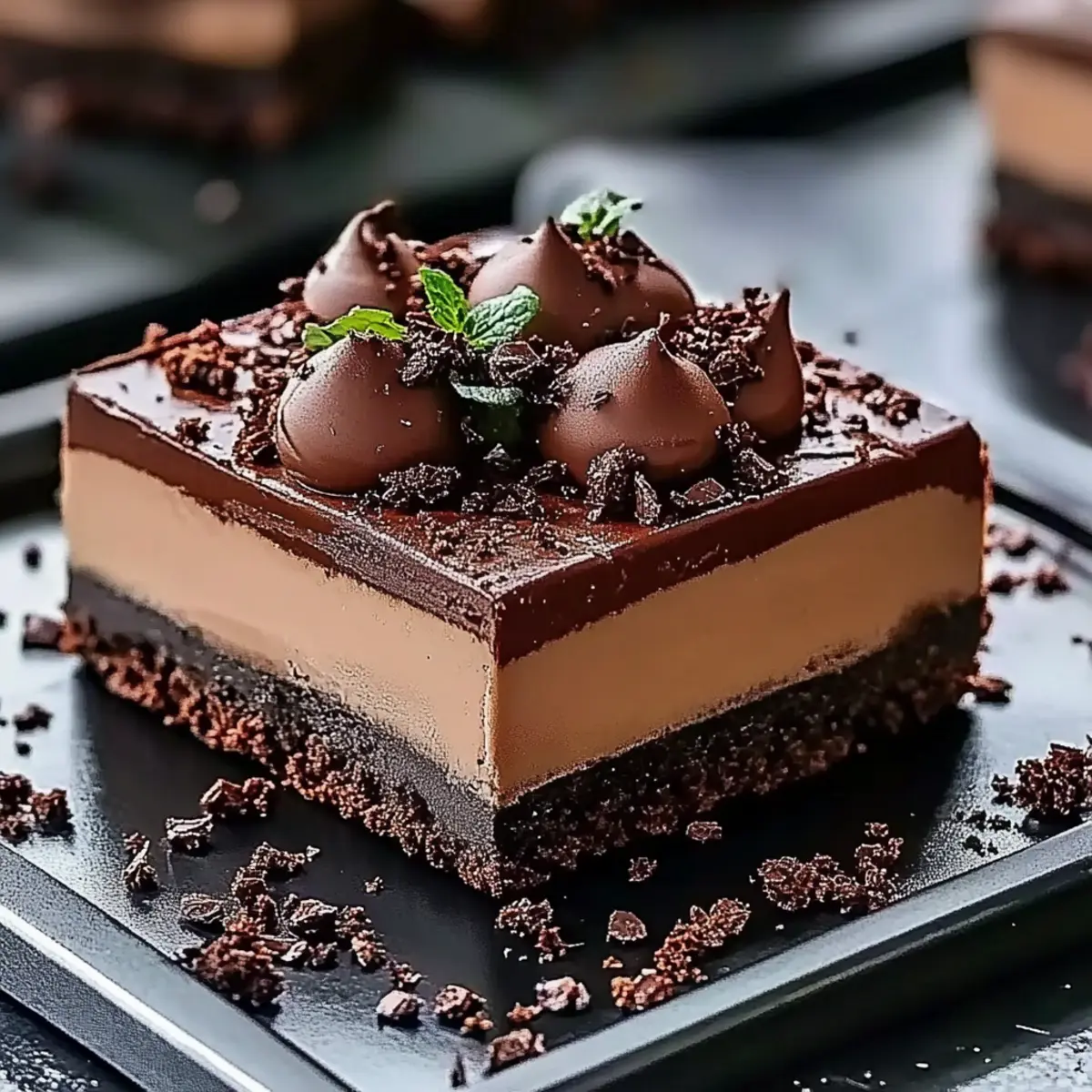 Chocolate Mousse Brownies