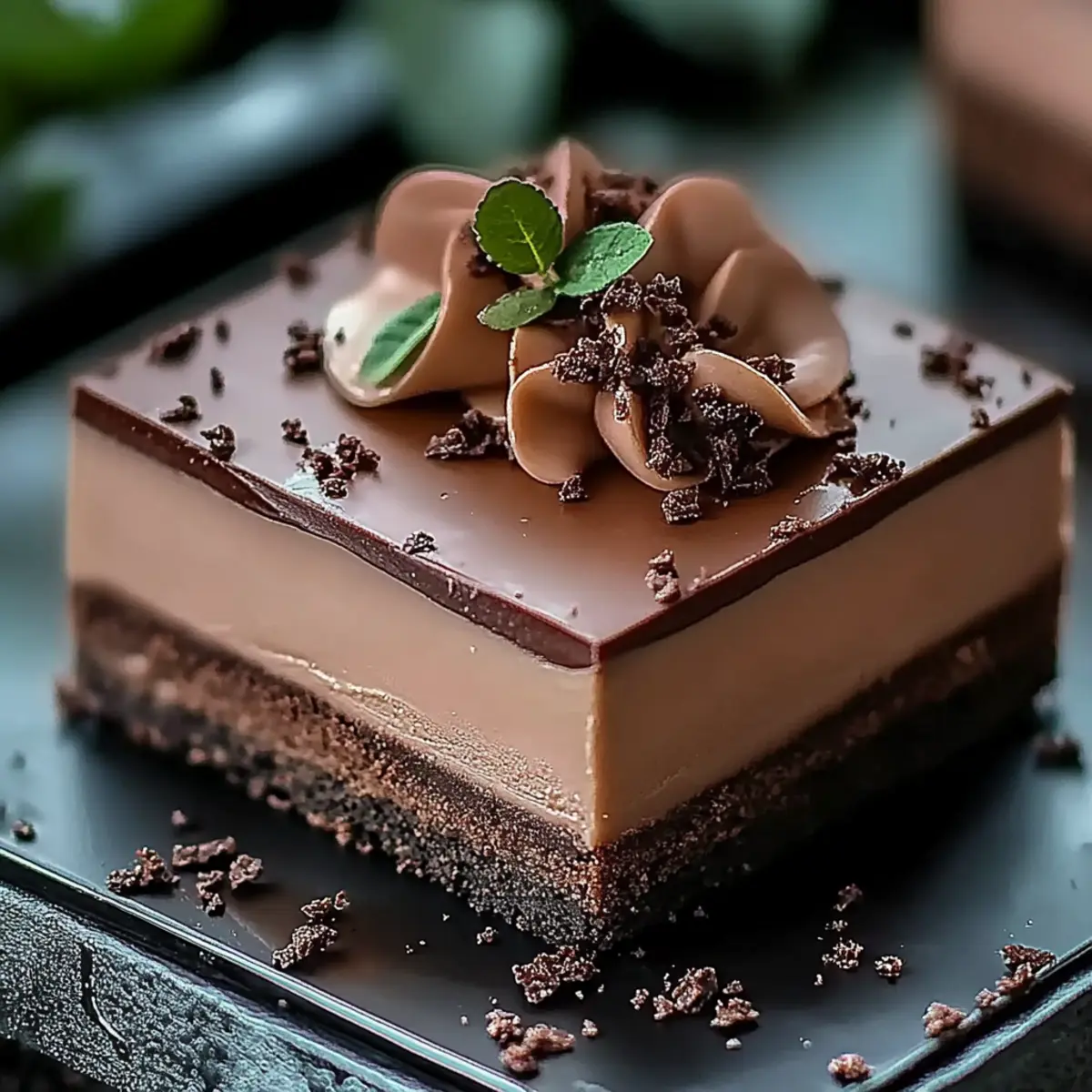 Chocolate Mousse Brownies
