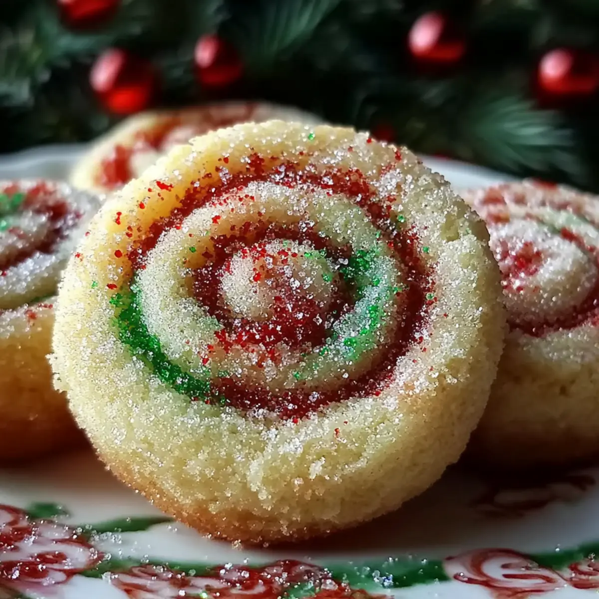Christmas Pinwheel Cookies