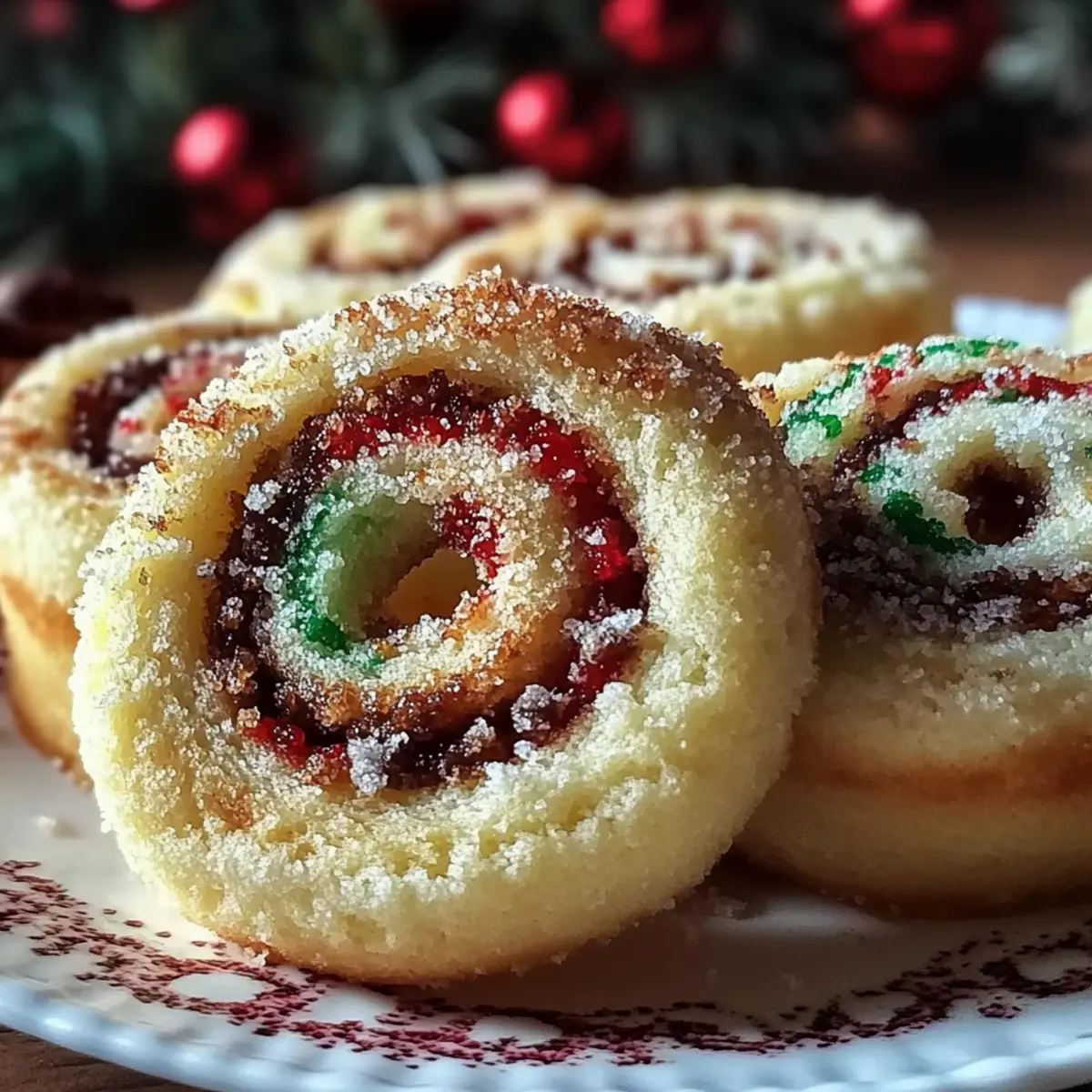 Christmas Pinwheel Cookies