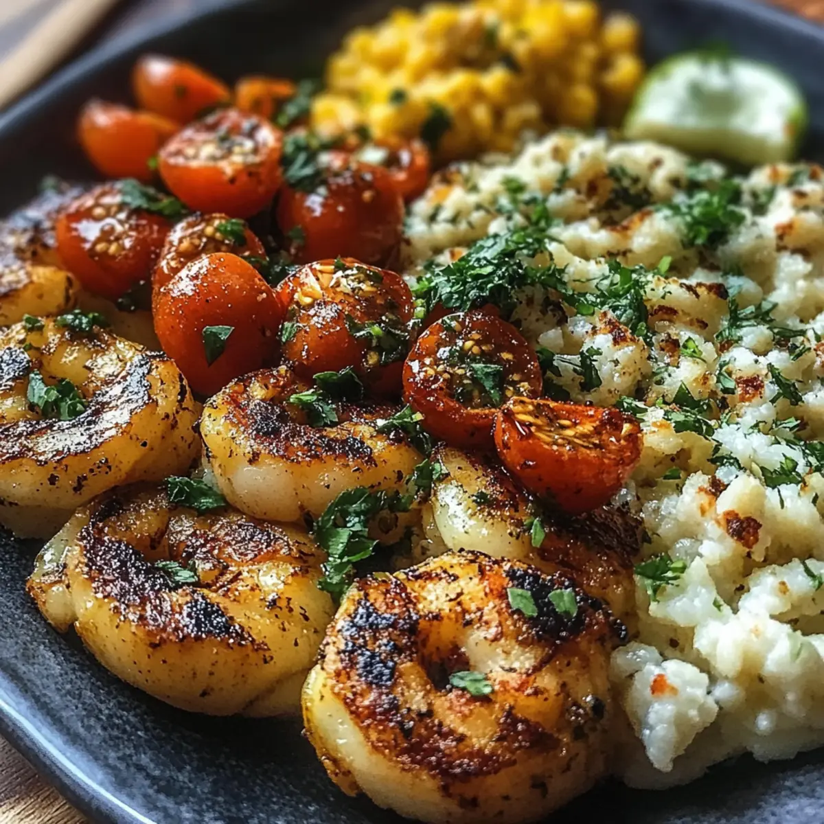 Cilantro Lime Shrimp Bowl