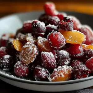 Cinnamon-Spiced Candied Cranberries