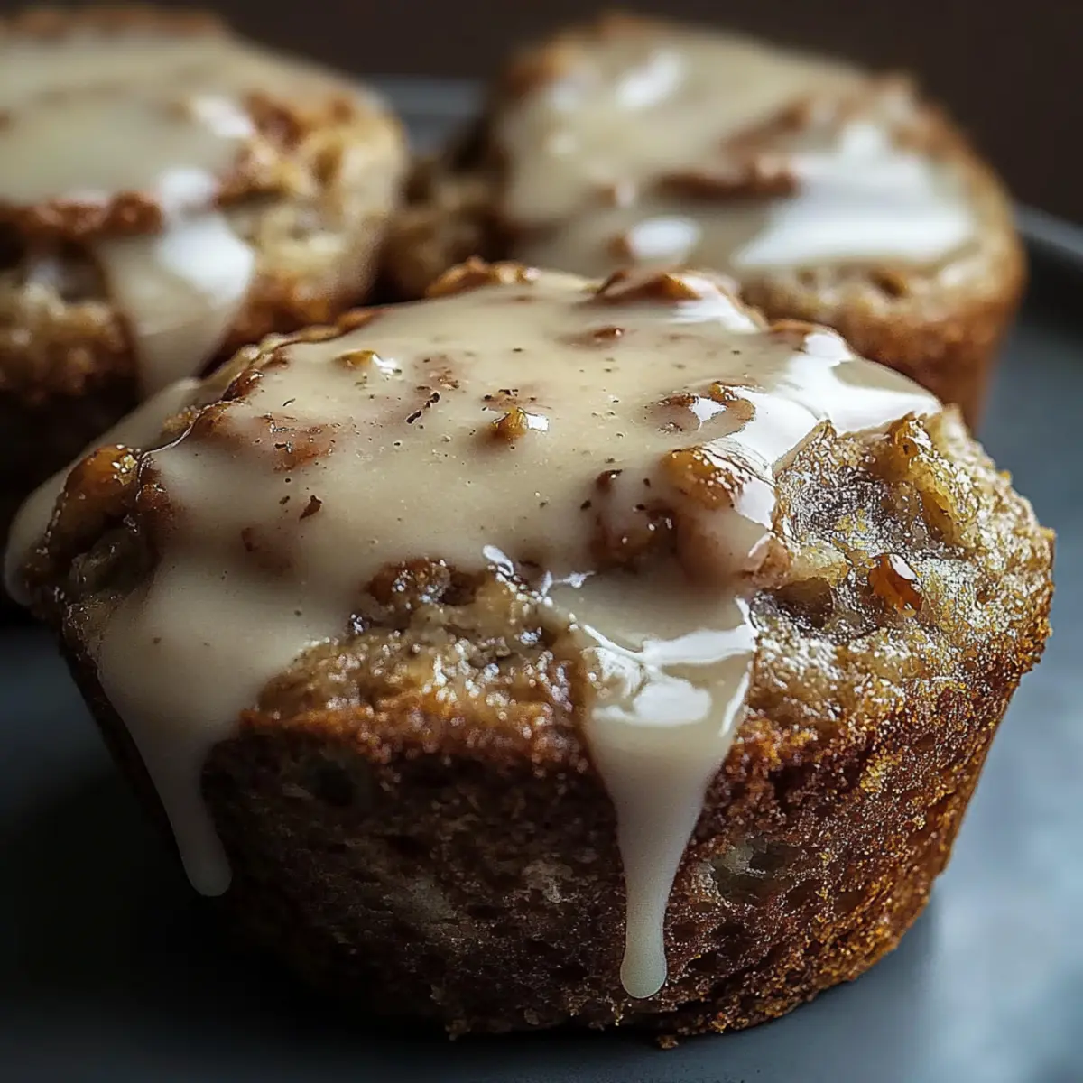 Cinnamon Roll Protein Muffins