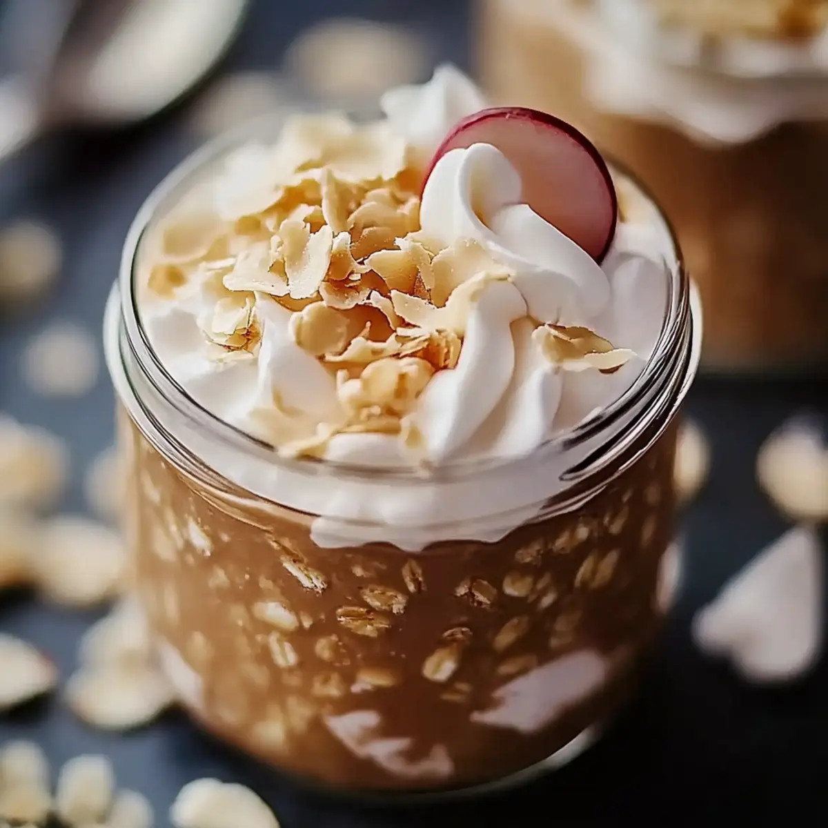 Coconut Cream Pie Overnight Oats