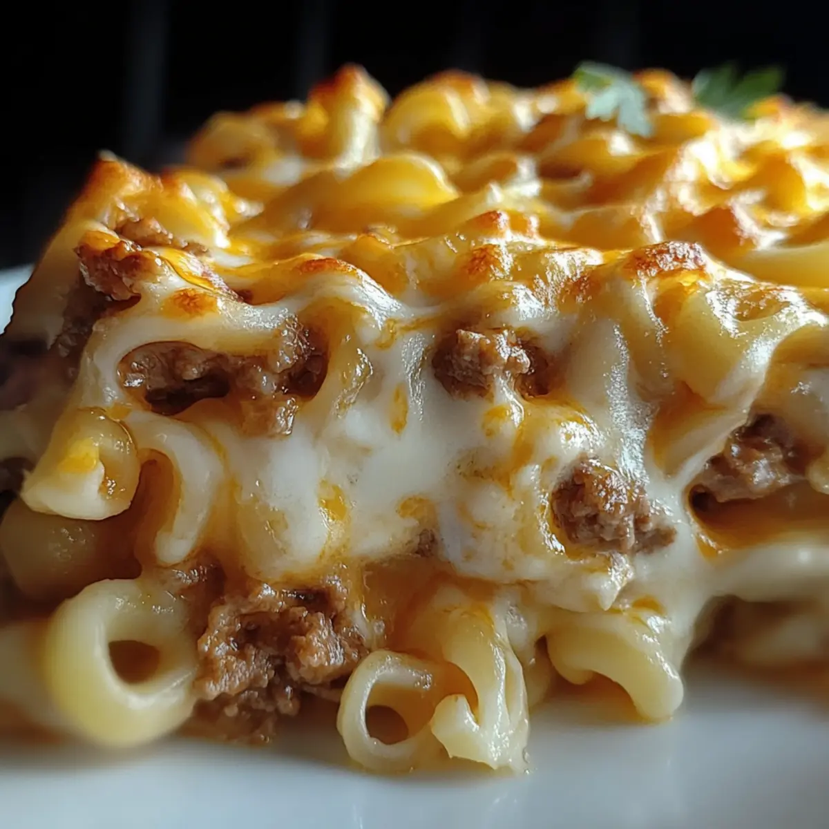 Cozy Mac and Cheese Meatloaf Casserole
