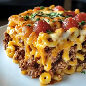 Cozy Mac and Cheese Meatloaf Casserole