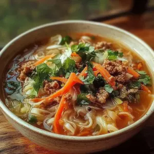 Cozy One-Pot Egg Roll Soup